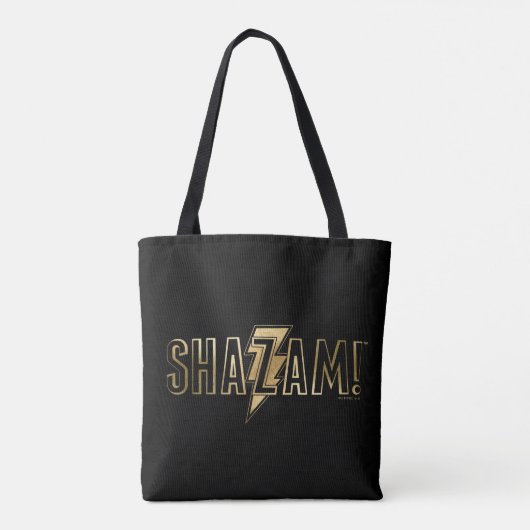 SCHAZAM! | Gold-Logo Tasche (Rückseite)