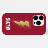 SCHAZAM! Götterwut | Abzeichen mit Blitzschlag Case-Mate iPhone Hülle (Rückseite (Horizontal))