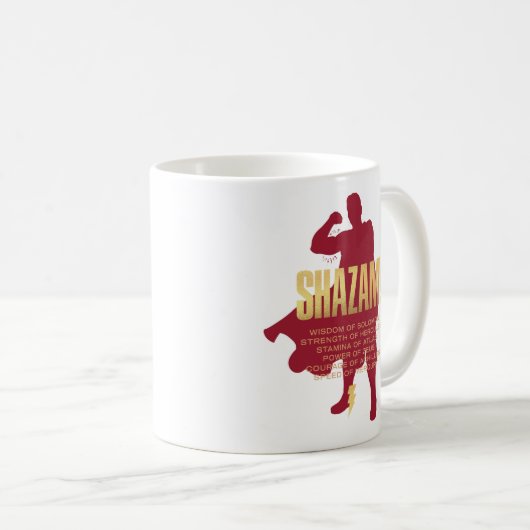 SCHAZAM! Götterwut | Flexi-Silhouette Kaffeetasse (VorderseiteRechts)