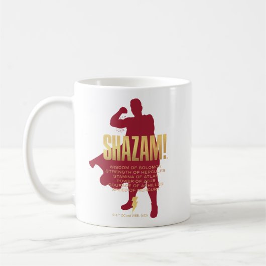 SCHAZAM! Götterwut | Flexi-Silhouette Kaffeetasse (Links)