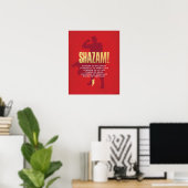SCHAZAM! Götterwut | Flexi-Silhouette Poster (Heimbüro)