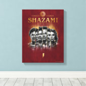 SCHAZAM! Götterwut | Foto Bars Leinwanddruck (Insitu (Holzboden))