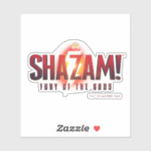 SCHAZAM! Götterwut | Fury of the Gods Logo Aufkleber (Blatt)