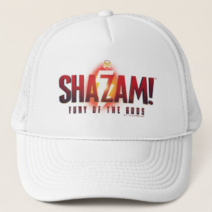 SCHAZAM! Götterwut   Fury of the Gods Logo Truckerkappe