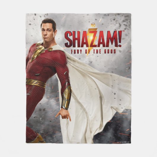 SCHAZAM! Götterwut | Hang Loose Movie Poster Fleecedecke (Vorderseite)