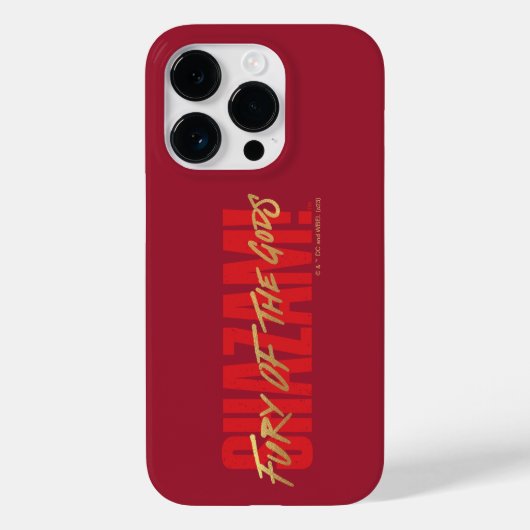 SCHAZAM! Götterwut | Logo für die goldene Markieru Case-Mate iPhone Hülle (Rückseite)