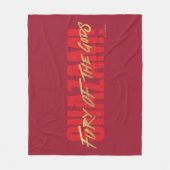 SCHAZAM! Götterwut | Logo für die goldene Markieru Fleecedecke (Vorderseite)