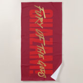 SCHAZAM! Götterwut | Logo für die goldene Markieru Strandtuch (Vorderseite)