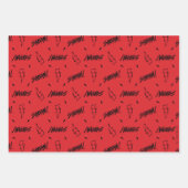 SCHAZAM! Götterwut | Marker Doodle Muster Geschenkpapier Set (Vorderseite 3)