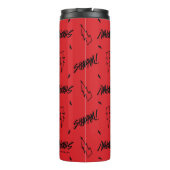 SCHAZAM! Götterwut | Marker Doodle Muster Thermosbecher (Rückseite)