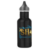 SCHAZAM! Götterwut | Mythisches Logo Edelstahlflasche (Links)