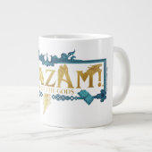 SCHAZAM! Götterwut | Mythisches Logo Jumbo-Tasse (Vorderseite Rechts)