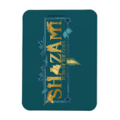 SCHAZAM! Götterwut | Mythisches Logo Magnet (Vertikal)