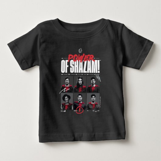 SCHAZAM! Götterwut | Power der SHAZAM Group Baby T-shirt (Vorderseite)
