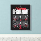 SCHAZAM! Götterwut | Power der SHAZAM Group Leinwanddruck (Insitu (Holzboden))