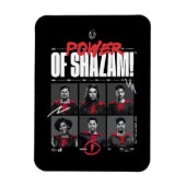 SCHAZAM! Götterwut | Power der SHAZAM Group Magnet (Vertikal)