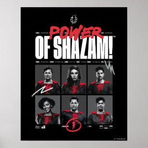 SCHAZAM! Götterwut Power der SHAZAM Group Poster