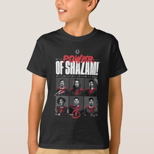 SCHAZAM! Götterwut | Power der SHAZAM Group T-Shirt (Vorderseite)