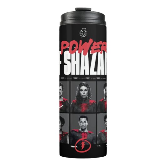 SCHAZAM! Götterwut | Power der SHAZAM Group Thermosbecher (Vorderseite)