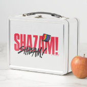 SCHAZAM! Götterwut | Rainbow Bolzen-Logo Metall Brotdose (Beispiel)