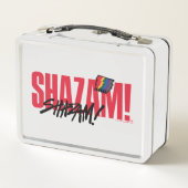 SCHAZAM! Götterwut | Rainbow Bolzen-Logo Metall Brotdose (Rückseite)