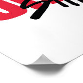 SCHAZAM! Götterwut | Rainbow Bolzen-Logo Poster (Ecke)