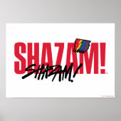 SCHAZAM! Götterwut | Rainbow Bolzen-Logo Poster (Vorne)