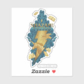 SCHAZAM! Götterwut | Reich des Götter-Logos Aufkleber (Blatt)