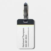 SCHAZAM! Götterwut | Reich des Götter-Logos Gepäckanhänger (Rückseite vertikal)