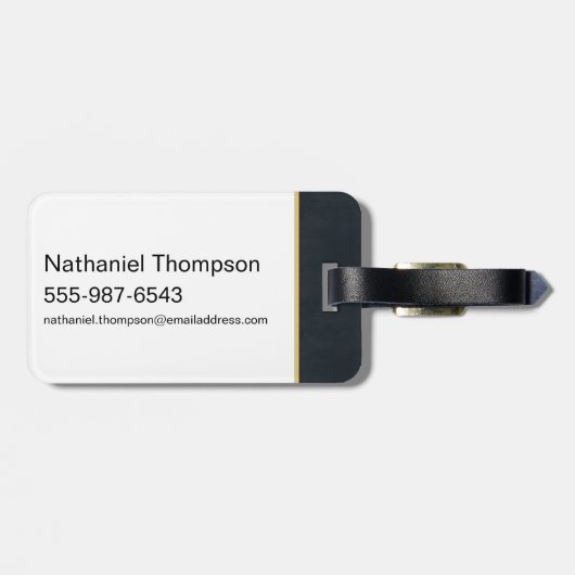 SCHAZAM! Götterwut | Reich des Götter-Logos Gepäckanhänger (Rückseite horizontal)