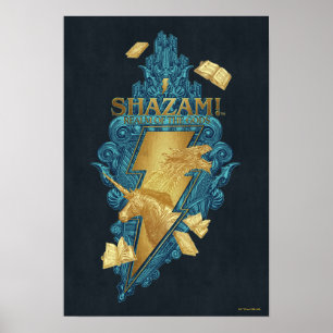 SCHAZAM! Götterwut   Reich des Götter-Logos Poster