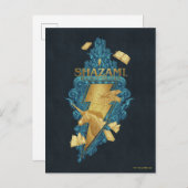 SCHAZAM! Götterwut | Reich des Götter-Logos Postkarte (Vorne/Hinten)