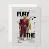 SCHAZAM! Götterwut | Retro Album Style Art Postkarte (Vorne/Hinten)