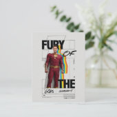 SCHAZAM! Götterwut | Retro Album Style Art Postkarte (Stehend Vorderseite)