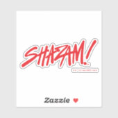 SCHAZAM! Götterwut | Rote Markierungen Aufkleber (Blatt)