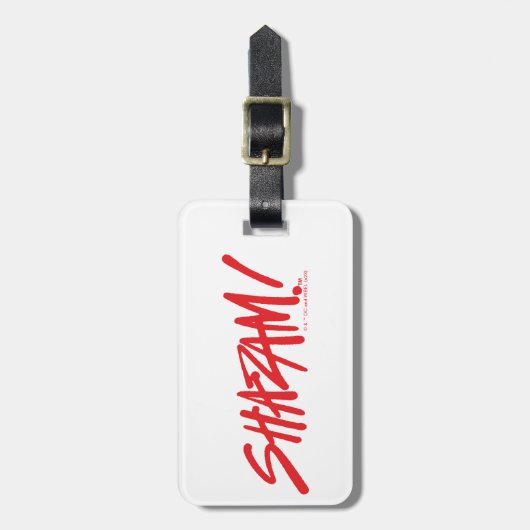 SCHAZAM! Götterwut | Rote Markierungen Gepäckanhänger (Vorderseite vertikal)