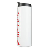 SCHAZAM! Götterwut | Rote Markierungen Thermosbecher (Nach rechts gedreht)