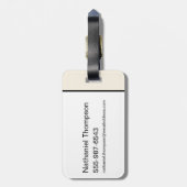 SCHAZAM! Götterwut | SCHAZAMily-Comic-Bolzen Gepäckanhänger (Rückseite vertikal)