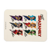 SCHAZAM! Götterwut | SCHAZAMily-Comic-Bolzen Magnet (Horizontal)