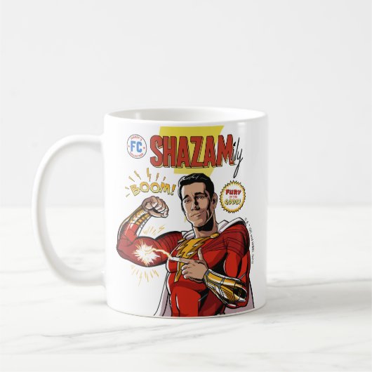 SCHAZAM! Götterwut | SCHAZAMily Comic Cover Kaffeetasse (Links)