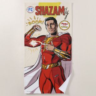 SCHAZAM! Götterwut SCHAZAMily Comic Cover Strandtuch