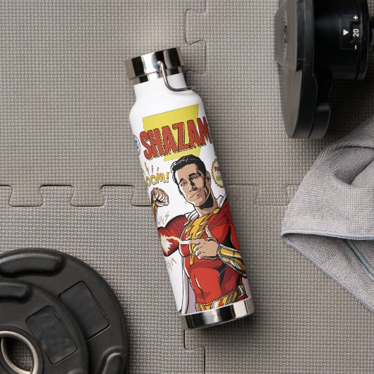 SCHAZAM! Götterwut | SCHAZAMily Comic Cover Trinkflasche (Fitnessstudio)