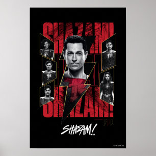 SCHAZAM! Götterwut   SHAZAMily Group Poster