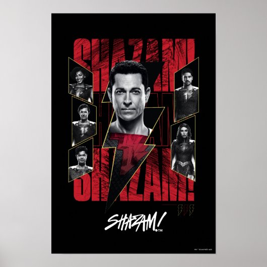 SCHAZAM! Götterwut | SHAZAMily Group Poster (Vorne)