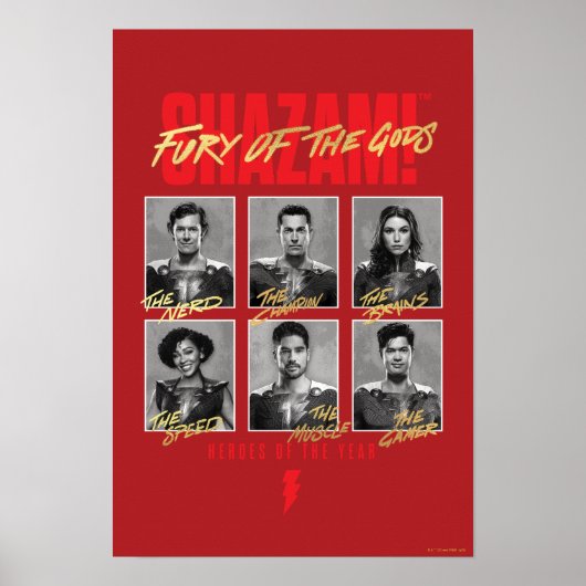 SCHAZAM! Götterwut | SHAZAMily Yearbook Poster (Vorne)