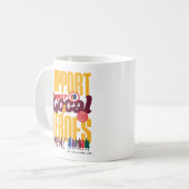 SCHAZAM! Götterwut | Unterstützung lokaler Helden Kaffeetasse (Vorderseite Links)