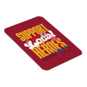 SCHAZAM! Götterwut | Unterstützung lokaler Helden Magnet (Rechte Seite)