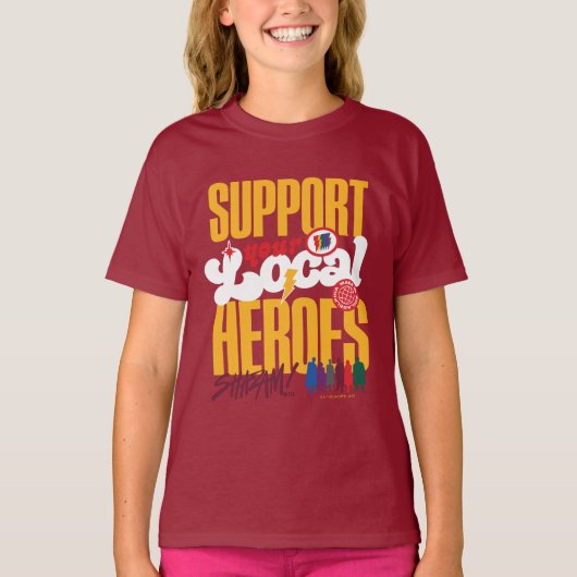SCHAZAM! Götterwut | Unterstützung lokaler Helden T-Shirt (Vorderseite)
