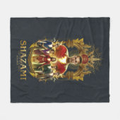 SCHAZAM! Götterwut | Verzierter Rahmen SHAZAMily Fleecedecke (Vorderseite (Horizontal))