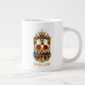 SCHAZAM! Götterwut | Verzierter Rahmen SHAZAMily Jumbo-Tasse (Rechts)